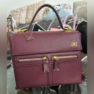 HOUSE OF LITTLE BUNNY CLARA WINE RED